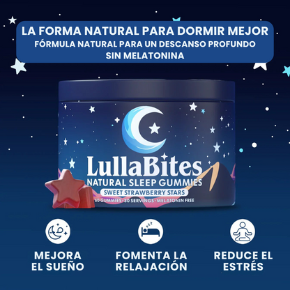 Lulla Bites® Gomitas Naturales para Dormir